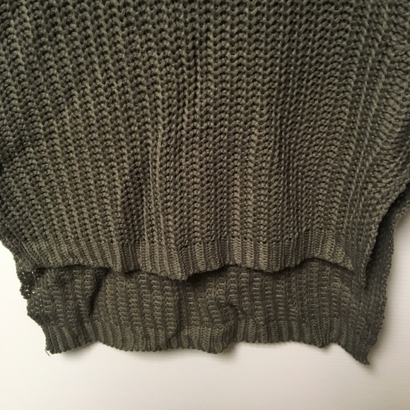 Long Loose Cowl Neck Sweater - Picture 2 of 5